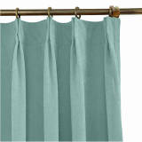 Polyester Cotton Drapery With Blackout Lining Pinch Pleat Curtain Kantee
