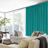 Polyester Cotton Drapery With Blackout Lining Pinch Pleat Curtain Kantee