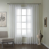 Jolly White Tulle Curtain Drapery