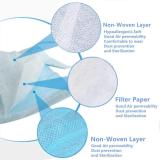 20 PCS 3 Ply Disposable Face Mask Earloop