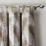 Leaves Print Curtain Window Darpe Elenor