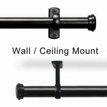 Hanging Rod Set for Window Room Divider