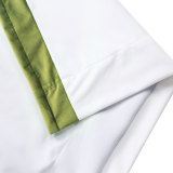 ADAH Velvet Curtain Drapery with Color Border Custom Sold Per Pair