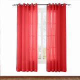 SCANDINA Indoor Outdoor Sheer Curtain Voile Drapery