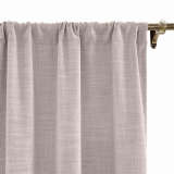 CUSTOM Liz Pink Lemonade Polyester Linen Curtain Drapery with Lined