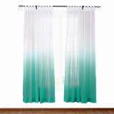 HANNA Gradient Ombre Sheer Curtain Tulle Gradual Drapery