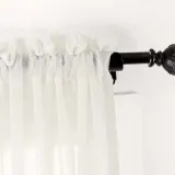 CUSTOM Scandina Ivory Indoor Outdoor Sheer Curtain Voile Drapery