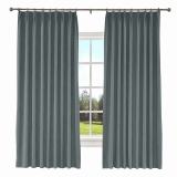KANTE Polyester Cotton Drapery With Lining Curtains