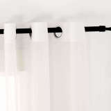 CUSTOM Scandina Ivory Indoor Outdoor Sheer Curtain Voile Drapery