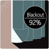 Geo Print Drape Room Darkening Curtain Lourve