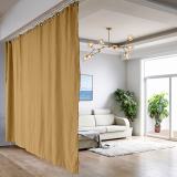 Ceiling Track Room Divider Flame Retardant Fireproof Curtain Kit for Any Space