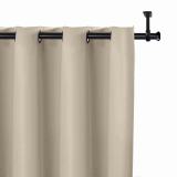 Hanging Rod Room Divider Flame Retardant Fireproof Curtain Kit for Any Space