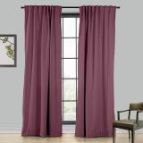 LIZ 4-in-1 Header Type Polyester Linen Curtain Drapery Custom