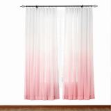 HANNA Gradient Ombre Sheer Curtain Tulle Gradual Drapery