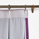 CUSTOM Kante Byzantium Polyester Cotton Drapery With Lining Curtains