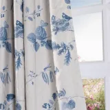 Rural Pastoral Print Window Curtain Panel LUNA