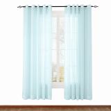 SCANDINA Indoor Outdoor Sheer Curtain Voile Drapery