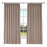 KANTE Polyester Cotton Drapery With Lining Curtains