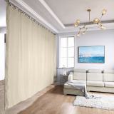Ceiling Track Room Divider Flame Retardant Fireproof Curtain Kit for Any Space