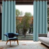 CUSTOM Capri Stone Blue Blackout Curtains with Liner