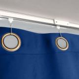 Ceiling Track Room Divider Flame Retardant Fireproof Curtain Kit for Any Space