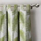 Leaves Print Curtain Window Darpe Elenor