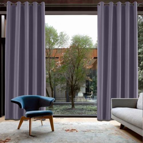 CUSTOM Capri Violet Blackout Curtains with Liner
