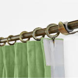 Polyester Cotton Drapery With Blackout Lining Pinch Pleat Curtain Kantee