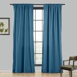 LIZ 4-in-1 Header Type Polyester Linen Curtain Drapery Custom