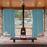 Polyester Cotton Drapery With Blackout Lining Pinch Pleat Curtain Kantee