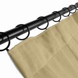 LIZ 4-in-1 Header Type Polyester Linen Curtain Drapery Custom