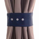 Set of 2 Curtain TieBack Holdback Each with Snap Polyester Blackout