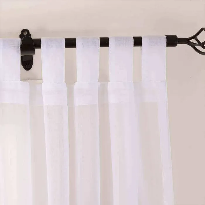 CUSTOM Hanna Moss Gradient Ombre Sheer Curtain Tulle Gradual Drapery