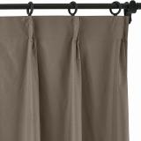 100% Blackout Curtain Pinch Pleat Thermal Foam Coated Drapery Saba