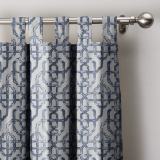 Trellis Window Curtain Lattice Drapery THEA