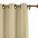 KANTE Polyester Cotton Drapery With Lining Curtains