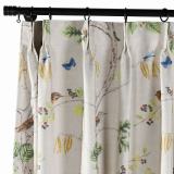 Rural Pastoral Print Window Curtain Panel LUNA