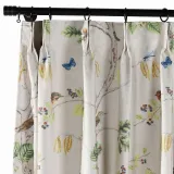 Rural Pastoral Print Window Curtain Panel LUNA