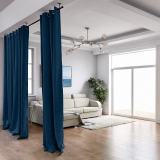 Hanging Rod Room Divider Curtain Kit for Any Space