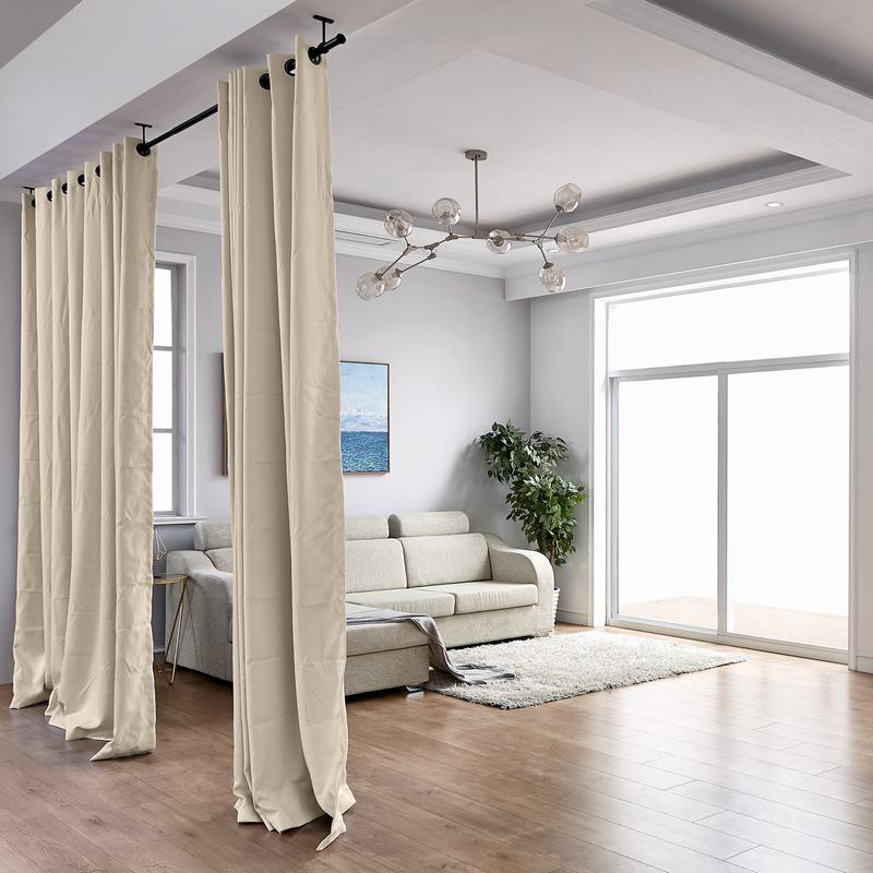 room divider, room divider curtain, room divider curtain rod