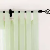 CUSTOM Scandina Kiwi Indoor Outdoor Sheer Curtain Voile Drapery