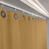 Ceiling Track Room Divider Flame Retardant Fireproof Curtain Kit for Any Space