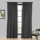 LIZ 4-in-1 Header Type Polyester Linen Curtain Drapery Custom
