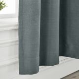 Grommet Cotton Blend Room Darkening Blackout Curtain with Liner Capri