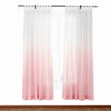HANNA Gradient Ombre Sheer Curtain Tulle Gradual Drapery