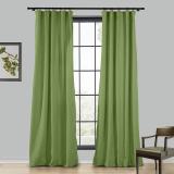 LIZ 4-in-1 Header Type Polyester Linen Curtain Drapery Custom