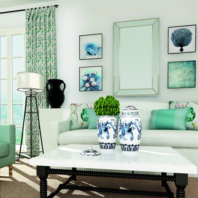 Trellis Window Curtain Lattice Drapery THEA