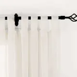 CUSTOM Scandina Ivory Indoor Outdoor Sheer Curtain Voile Drapery