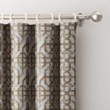 Trellis Window Curtain Lattice Drapery THEA