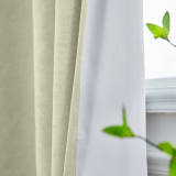 Polyester Cotton Drapery With Blackout Lining Pinch Pleat Curtain Kantee